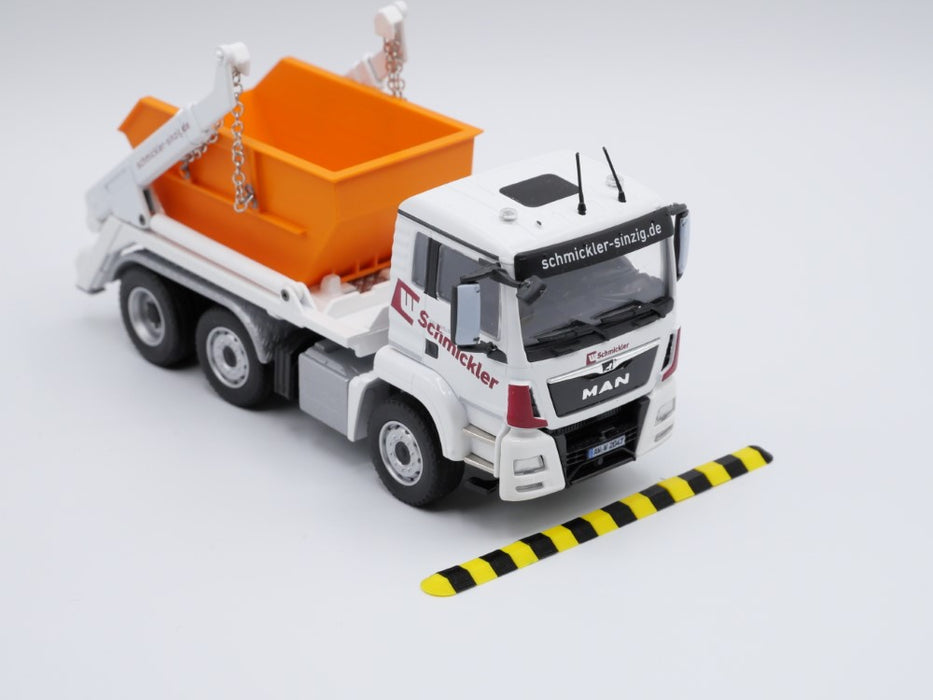 Temposchwelle Bodenschwelle Fahrbahnschwelle - Maßstab 1:50 - gelb/schwarz
