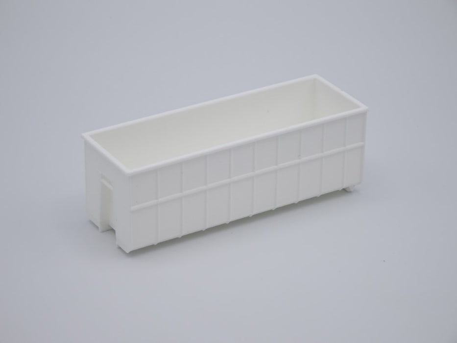 Abrollcontainer Abrollmulde - Spur H0 - lange Version (85mm) 40m³ - Farbe: Weiß - Bausatz