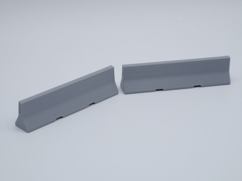 Betonschutzwand / Betonleitwand - Maßstab 1:50 - Länge 70mm - 8 Stück