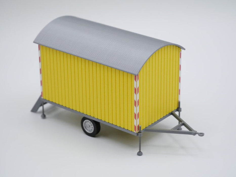 Bauwagen - Maßstab 1:50 - Farbe gelb - Fertigmodell