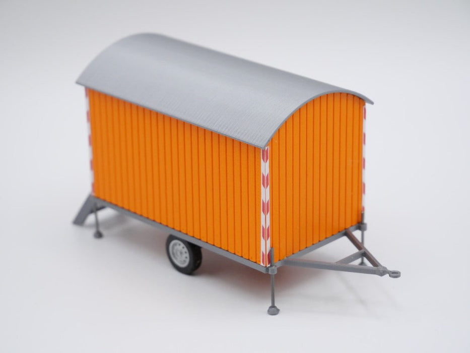 Bauwagen - Maßstab 1:50 - Farbe orange - Fertigmodell