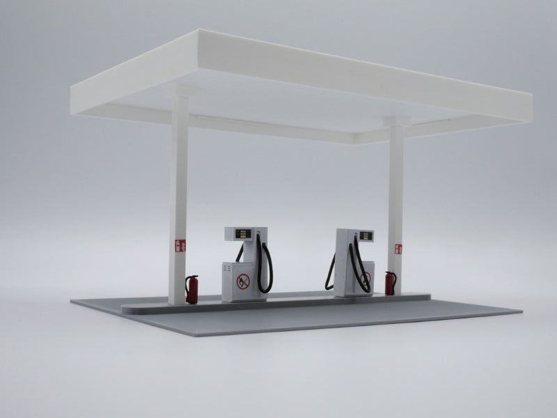 Tankstelle - Maßstab 1:50 - Bausatz
