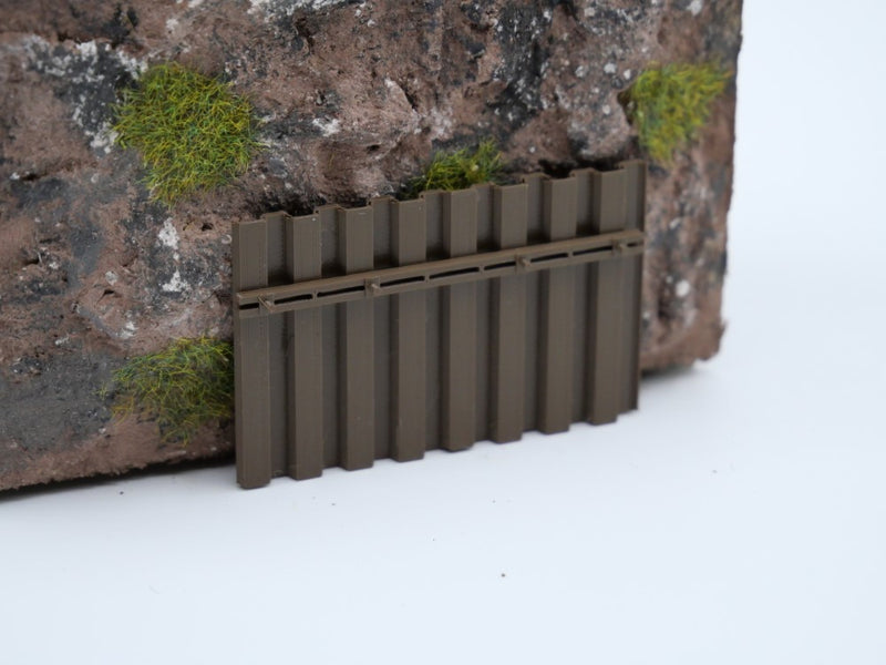 Spundwand - Maßstab N 1:160 - Höhe 35mm - Baustelle - Baugrube - Ladegut
