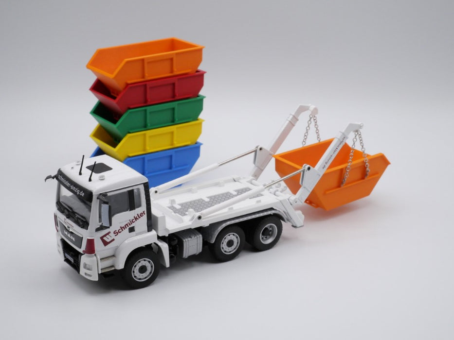 Absetzmulde / Absetzcontainer - 7m³ - stapelbar - Maßstab 1:50