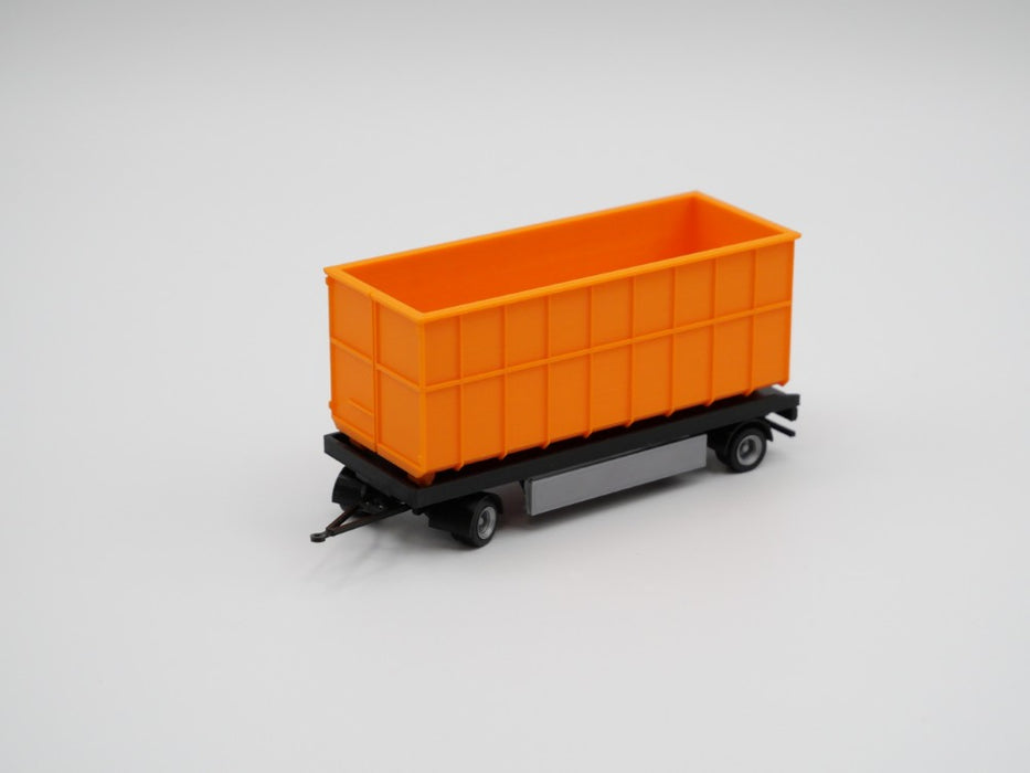 Abrollcontainer Abrollmulde - Spur H0 - 75mm - Farbe: Orange