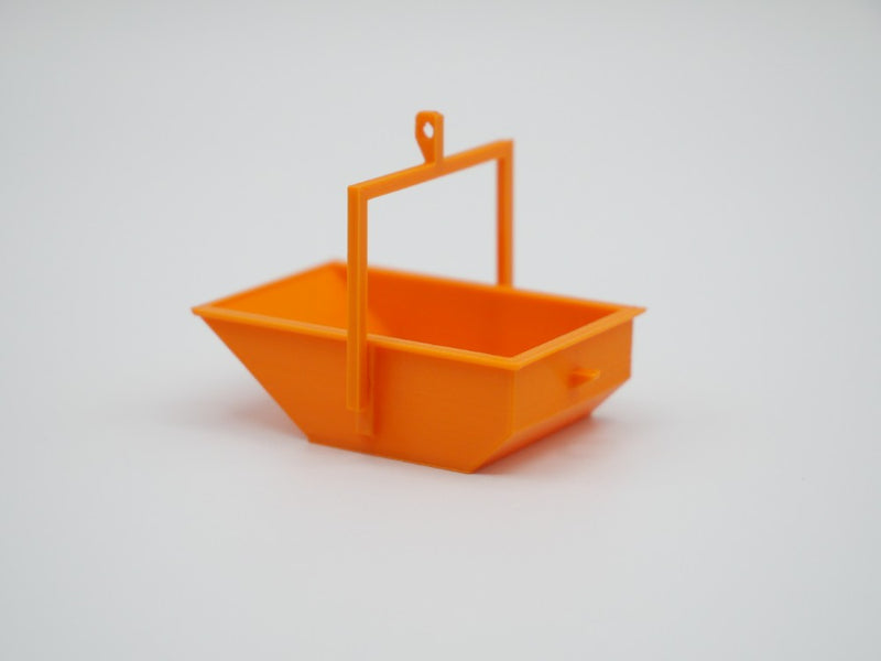 Aushubmulde / Schuttmulde / Kippmulde - Maßstab 1:50 - Orange 1