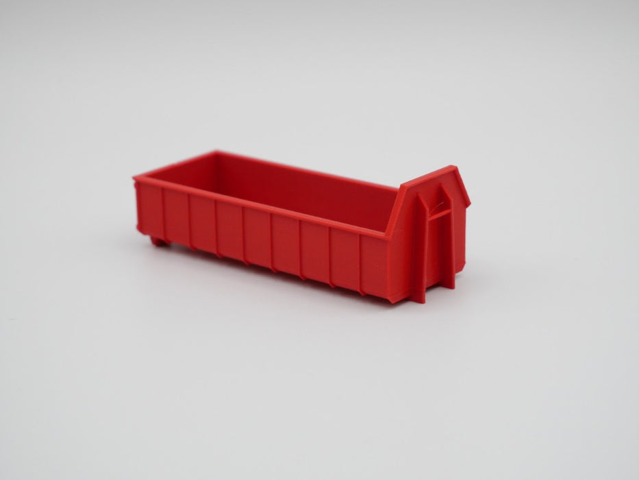 Abrollcontainer Abrollmulde - halbhoch Variante 1 - Spur H0 - 75mm
