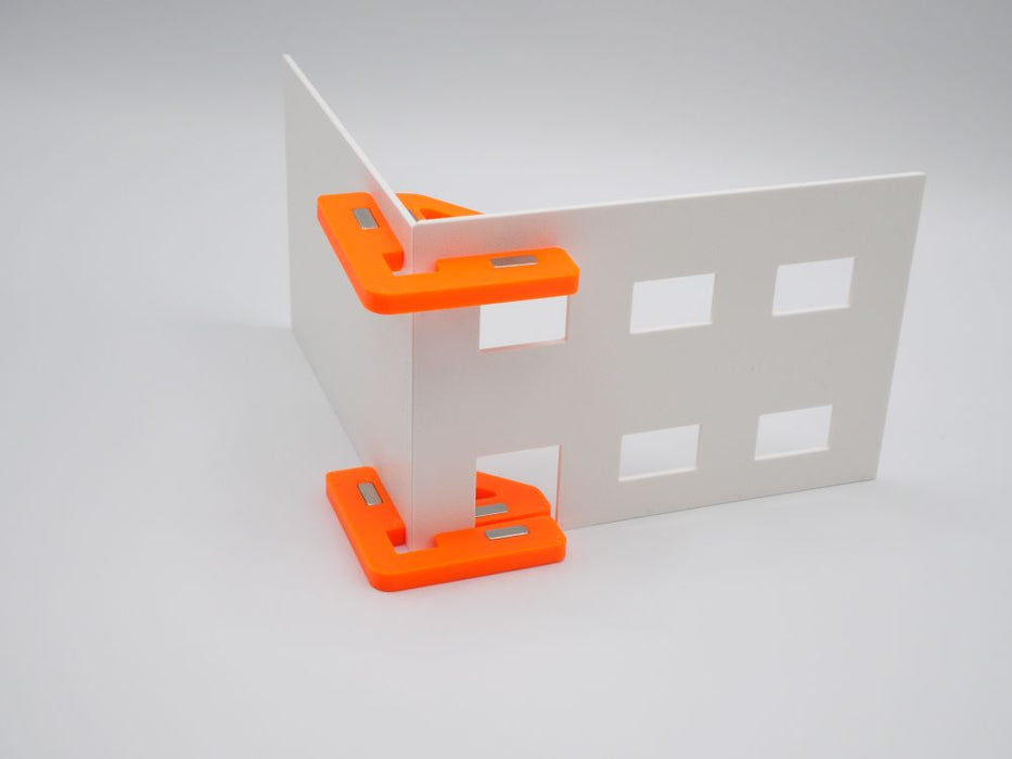 Winkelset Klebehilfe Aufbauhilfe - Modellbau -  Magnetisch 90° - mit Aufbewahrungsbox