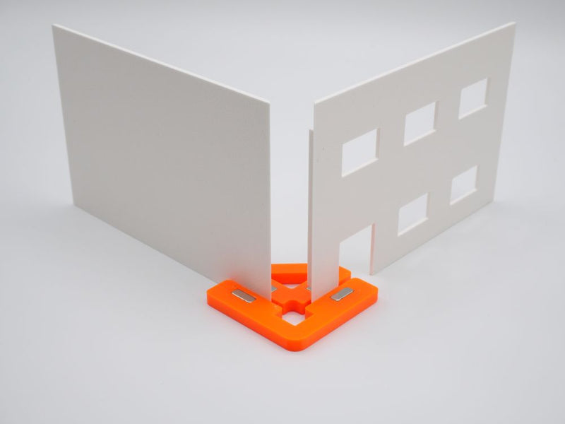 Winkelset Klebehilfe Aufbauhilfe - Modellbau -  Magnetisch 90° - mit Aufbewahrungsbox