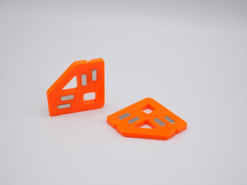 Winkelset Klebehilfe Aufbauhilfe - Modellbau -  Magnetisch 90° - mit Aufbewahrungsbox