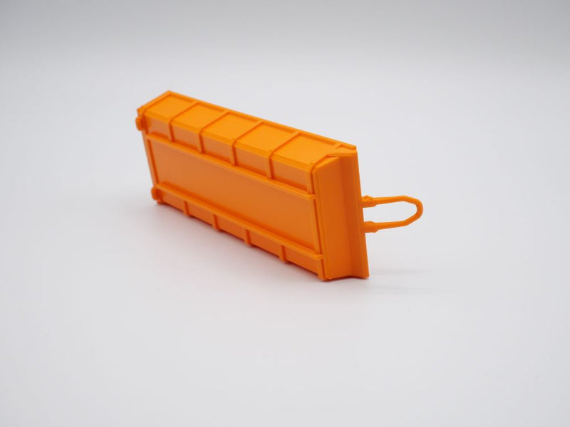 Abrollcontainer 7,2m³- ineinander stapelbar - Maßstab 1:50