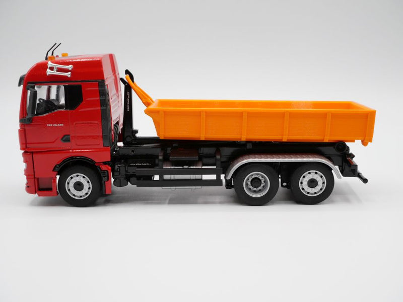 Abrollcontainer 7,2m³- ineinander stapelbar - Maßstab 1:50
