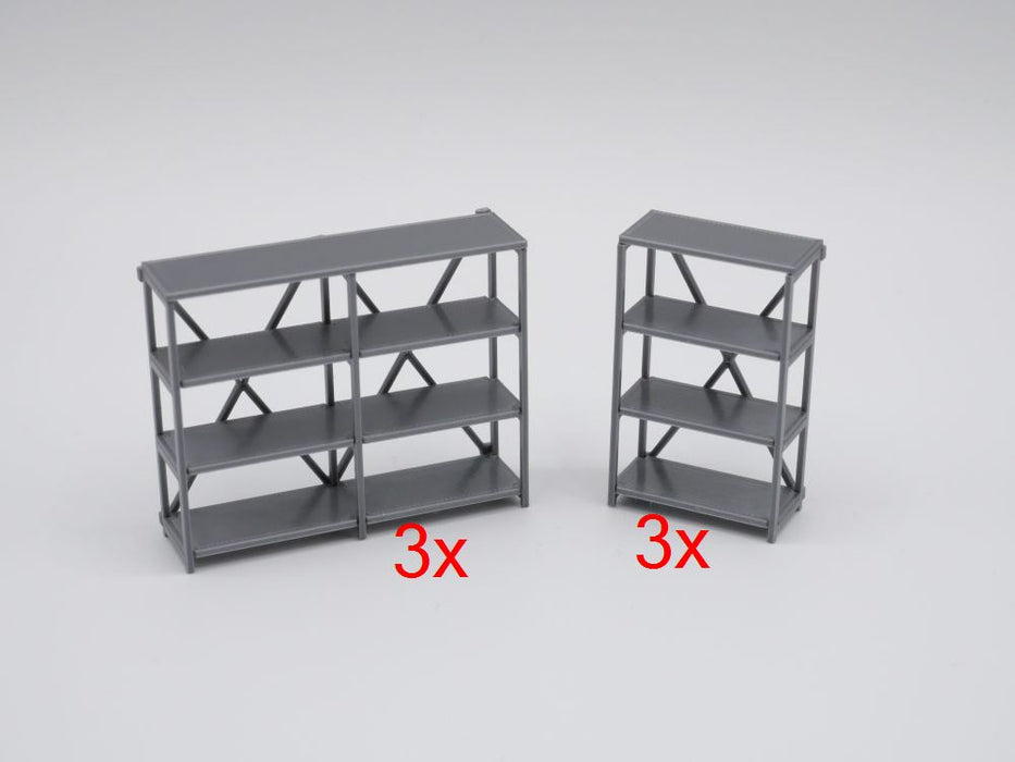 Regal / Schwerlastregal - Werkstattausstattung - Maßstab 1:50