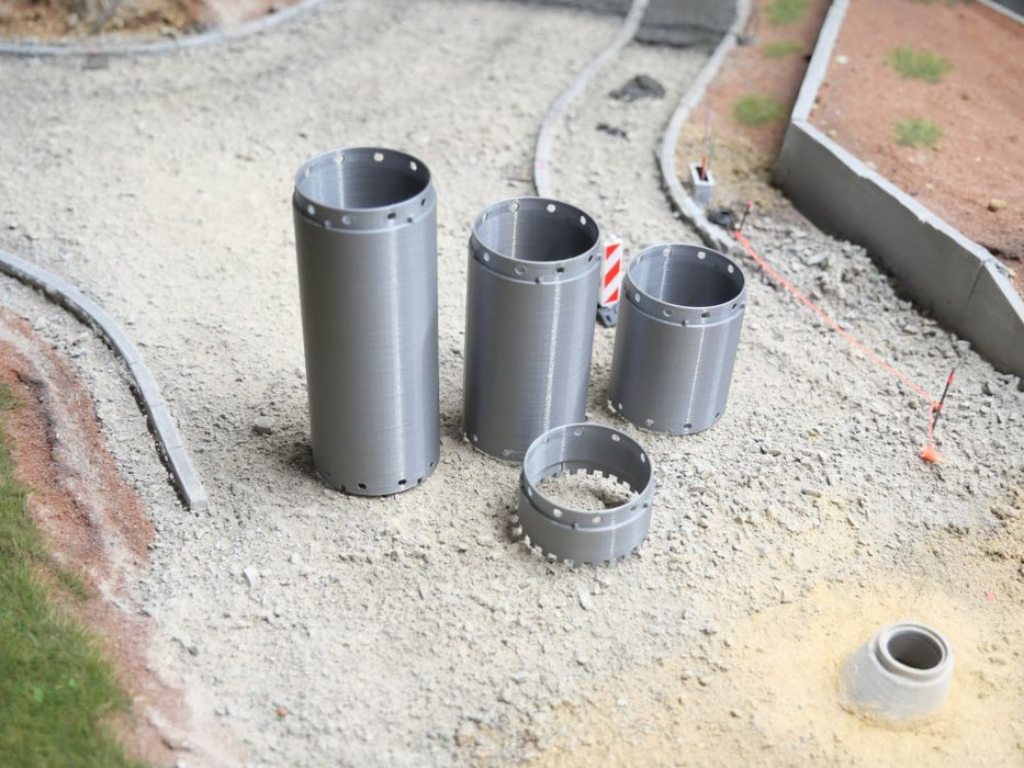 Bohrrohr - Maßstab 1:50 - Länge 80mm