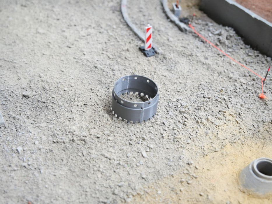 Schneideschuh für Bohrrohr - Maßstab 1:50