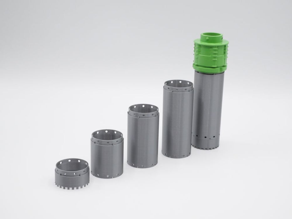 Bohrrohr - Maßstab 1:50 - Länge 80mm