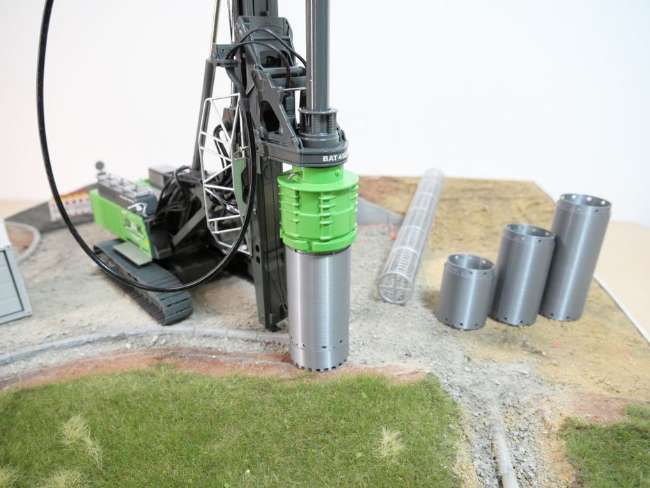 Bohrrohr - Maßstab 1:50 - Länge 80mm