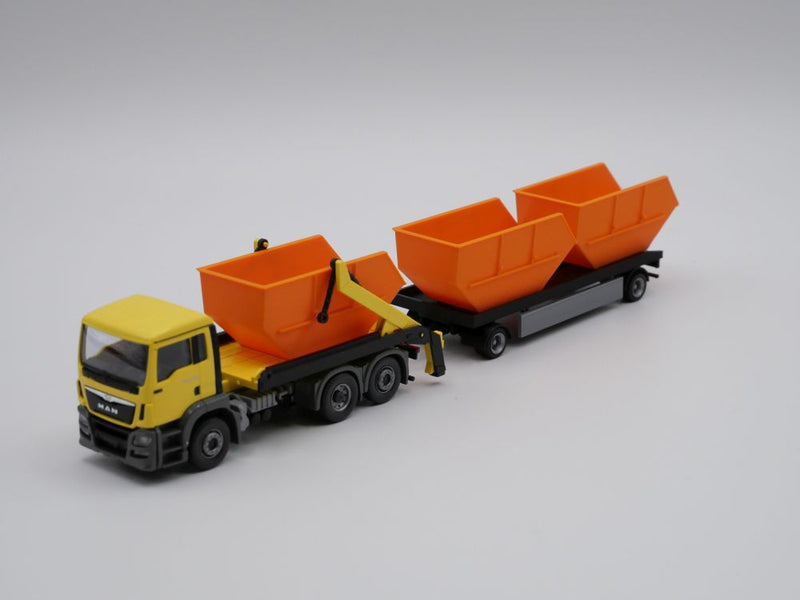 H0 - Absetzcontainer / Absetzmulde - 5 Stück - stapelbar