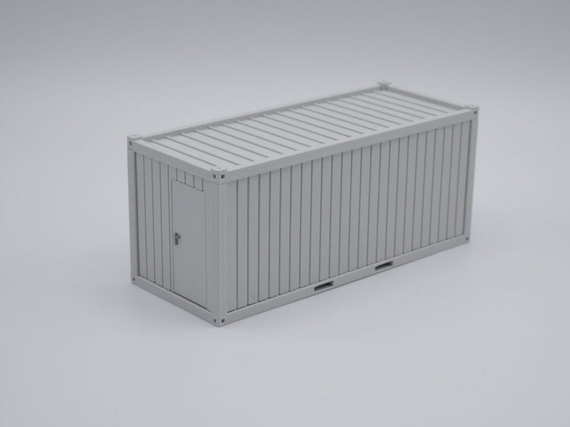Bürocontainer Typ 1  - Baucontainer - Maßstab 1:50 - Farbe: lichtgrau
