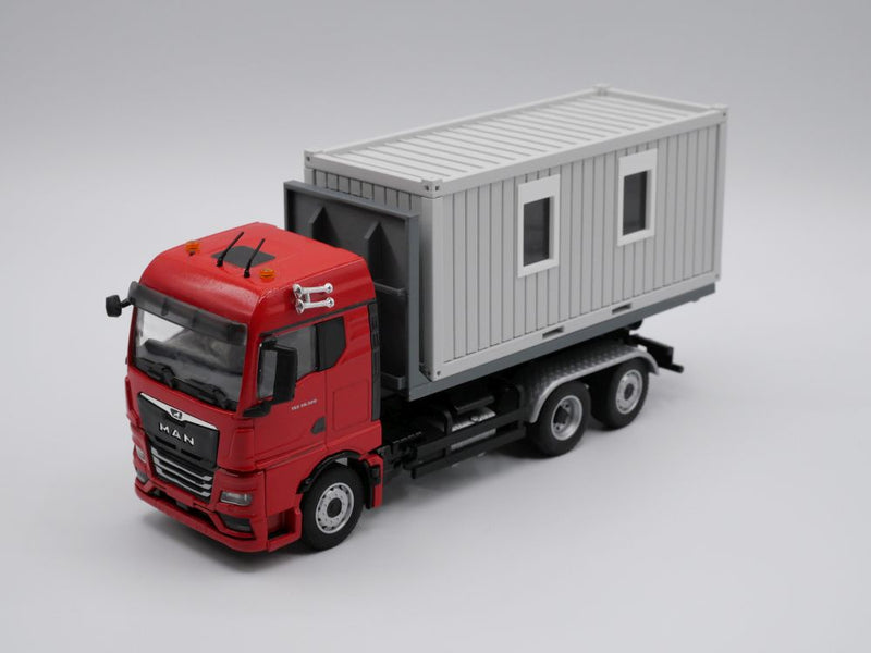 Bürocontainer Typ 2  - Baucontainer - Maßstab 1:50 - Farbe: lichtgrau