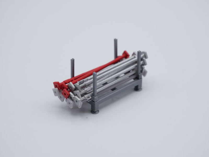 Deckenstützen mit Transportgestell - Maßstab 1:50