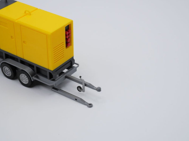 Stromerzeuger mit Anhänger - Stromaggregat - Stromgenerator - Maßstab 1:50