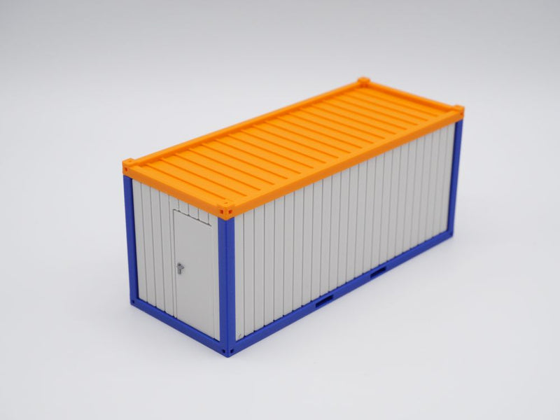 Bürocontainer Typ 1  - Baucontainer - Maßstab 1:50 - Farbe: Sonderedition