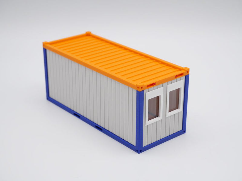 Bürocontainer Typ 1  - Baucontainer - Maßstab 1:50 - Farbe: Sonderedition