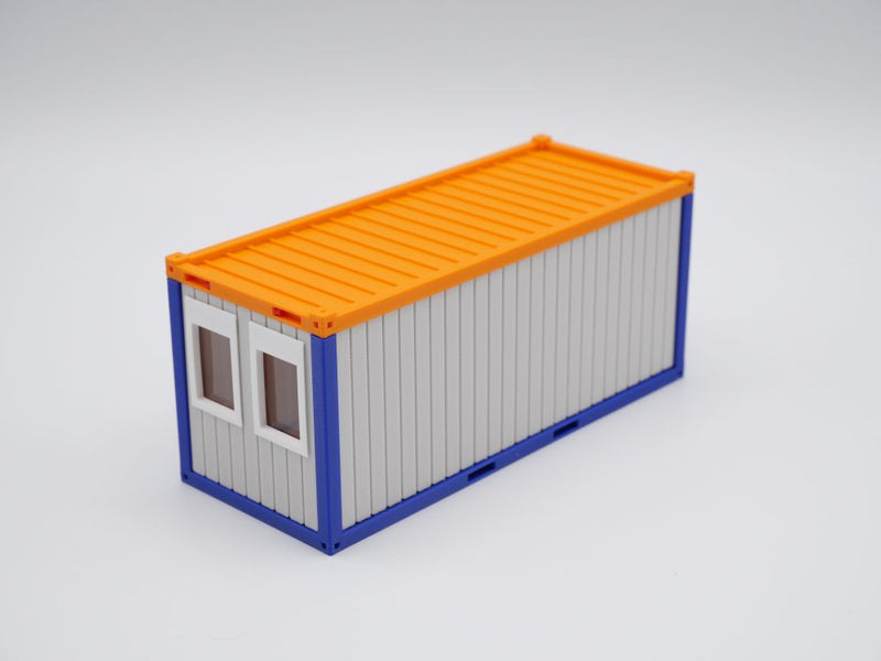 Bürocontainer Typ 1  - Baucontainer - Maßstab 1:50 - Farbe: Sonderedition