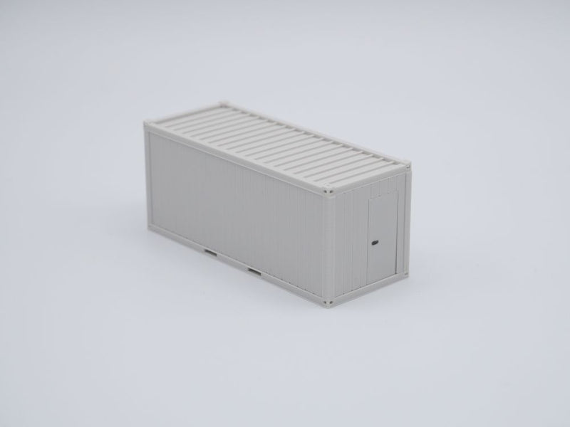Bürocontainer Typ 1  - Baucontainer - Maßstab 1:87 - Farbe: lichtgrau