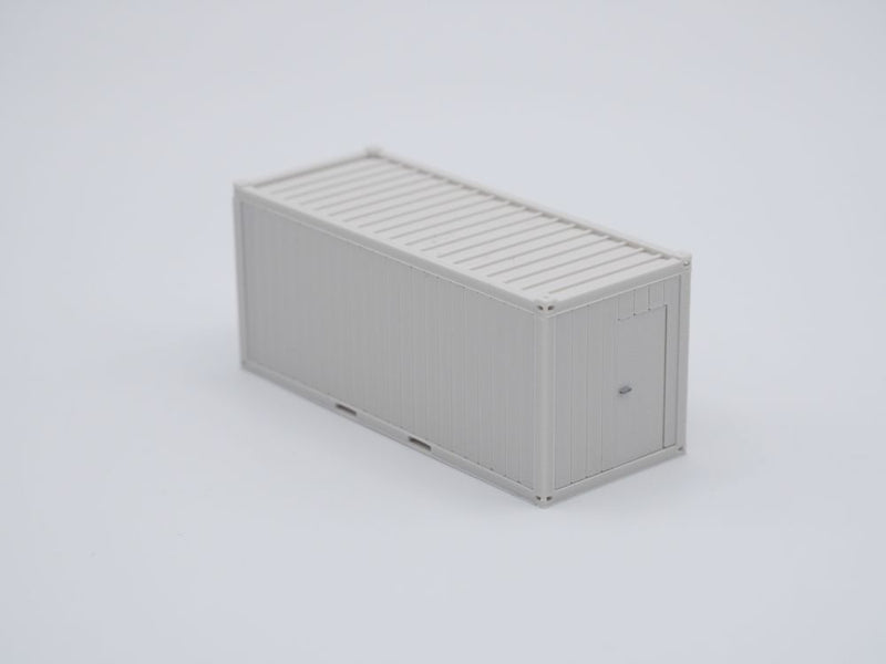 Bürocontainer Typ 3  - Baucontainer - Maßstab 1:87 - Farbe: lichtgrau