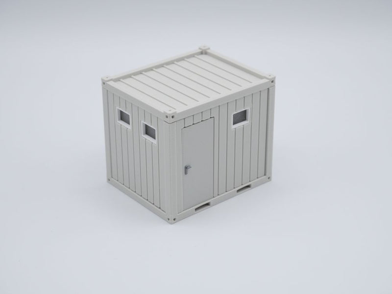 Sanitärcontainer 10ft - Maßstab 1:50 - Farbe: Lichtgrau