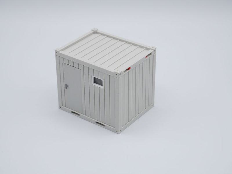 Sanitärcontainer 10ft - Maßstab 1:50 - Farbe: Lichtgrau