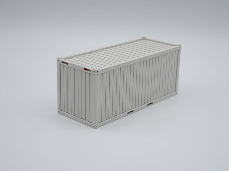 Bürocontainer Typ 6  - Baucontainer - Maßstab 1:50 - Farbe: lichtgrau
