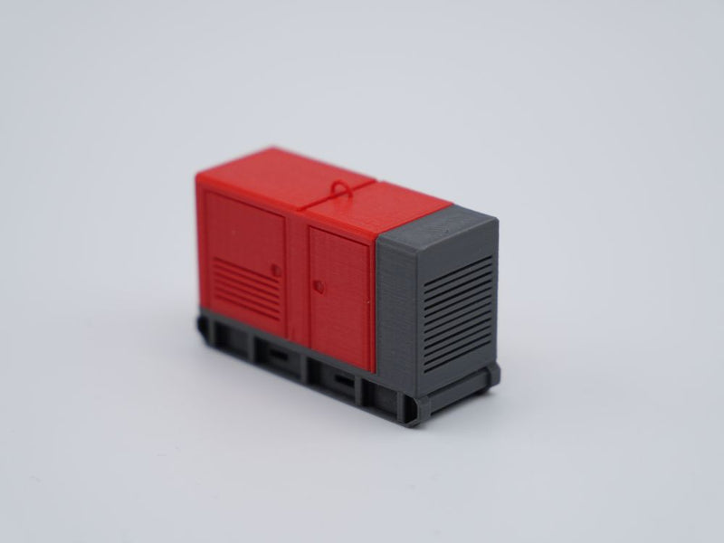 Stromerzeuger - Stromaggregat - Stromgenerator - Maßstab 1:87 - rot