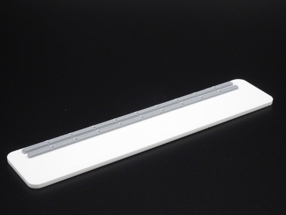 20 Bordsteinkanten Für Spur N (1:160) - Je 190 Mm Lang, Grau, Aus Kunststoff, 3D-gedruckt