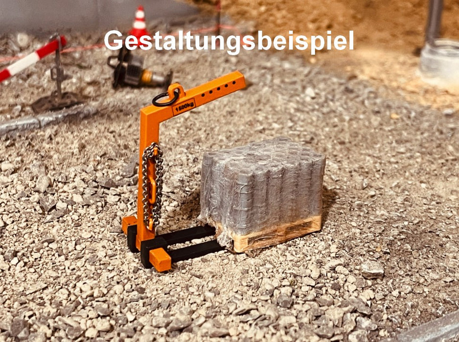 Palettengabel Kran - Maßstab 1:50 - unlackiert