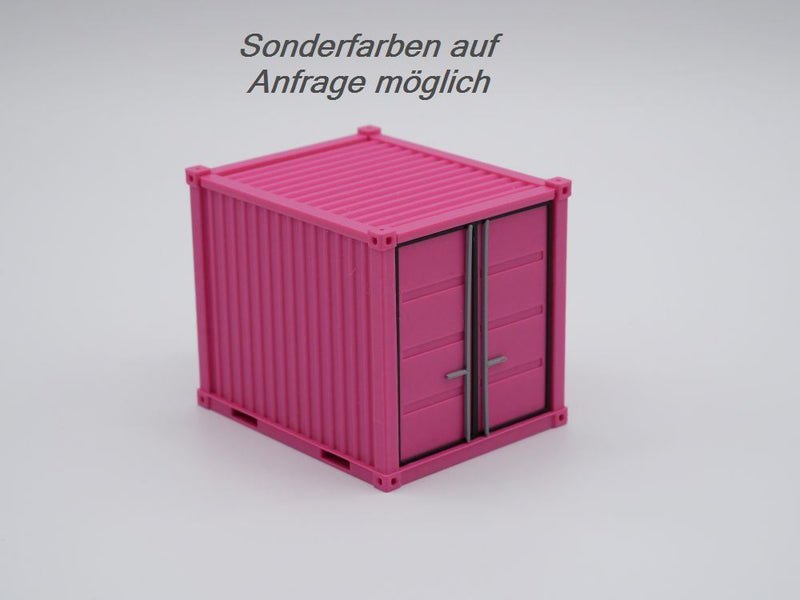 Materialcontainer / Lagercontainer / Seecontainer 10ft - Maßstab 1:50 - Verschiedene Farben
