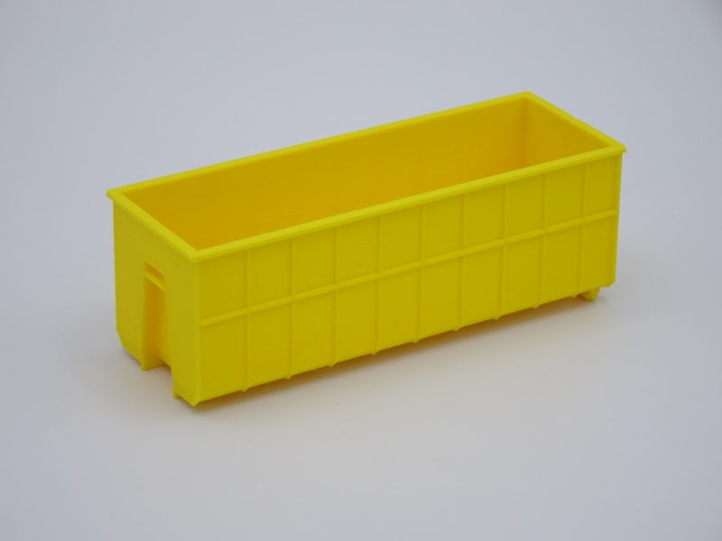 Abrollcontainer Abrollmulde - Spur H0 - lange Version (85mm) 40m³ - Farbe: Gelb - Bausatz