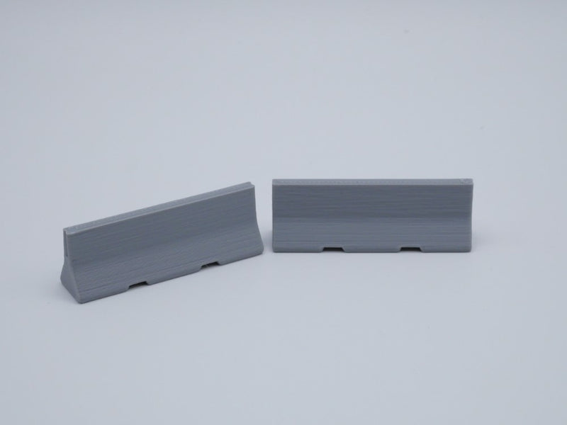 Betonschutzwand / Betonleitwand - Maßstab 1:50 - Länge 50mm - 10 Stück