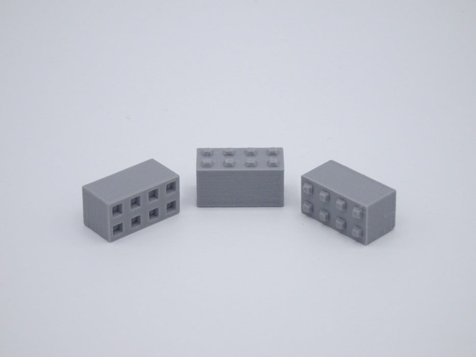 Betonblocksteine / Betonsteinbox - Maßstab 1:50 - 30 Stück