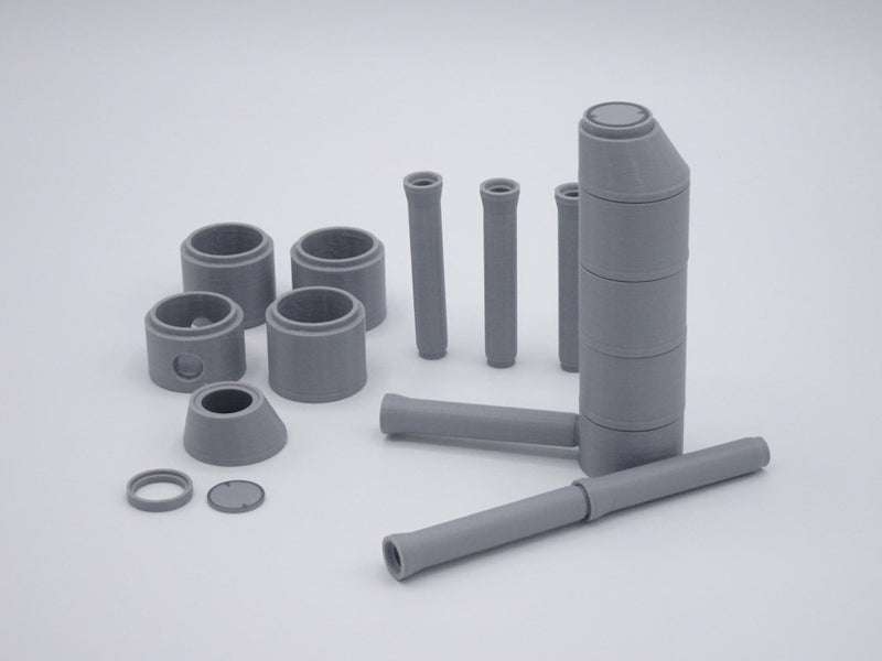 Set Betonrohre und Betonschächte -DN1000 DN300- Kanal - Maßstab 1:50