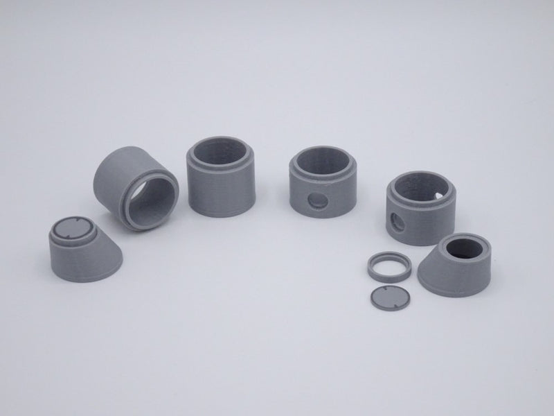 Set Betonrohre und Betonschächte -DN1000 DN300- Kanal - Maßstab 1:50