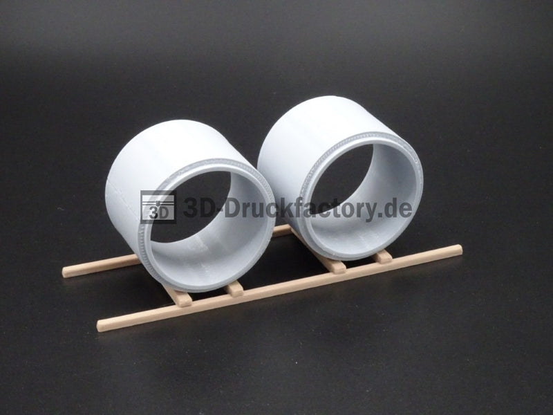 Ladegut Betonrohr / Großrohr DN2500 - Spur H0 (1:87) 2 Stück