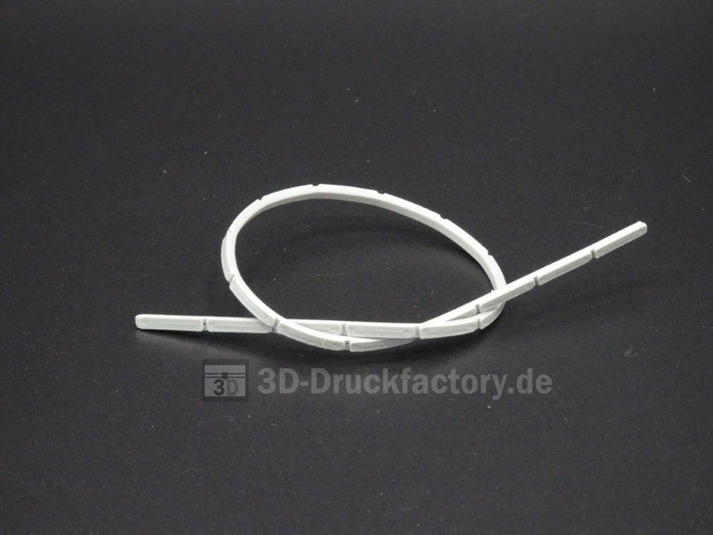 Bordsteinkante / Randstein flexibel - Spur N 1:160 - 10 Stück je 190mm